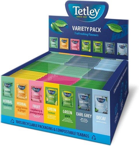 Tetley enveloped variety pack - tetley,
