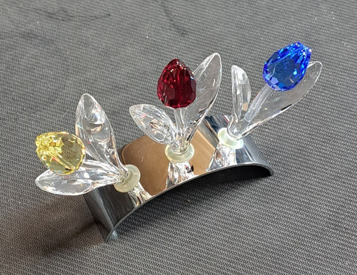 Swarovski crystal tulips set - swarovski,