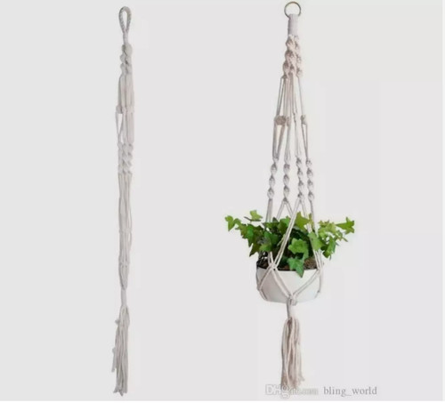 Macrame rope plant - macrame,