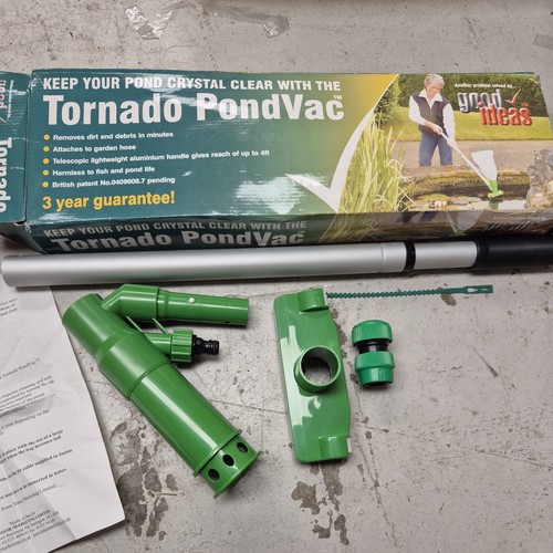 Boxed unused tornado pondvac - boxed,