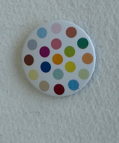 2011 damien hirst pin back - damien,