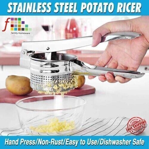Large stainless steel potato - large,