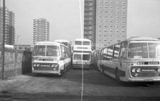 6x4cm Negative  STANDERWICK (RIBBLE) Atlantean NRN609 + Leopards  Blackpool 1970