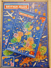 Picture Puzzle Map of The