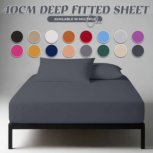 40cm full fitted sheet - sheet, single