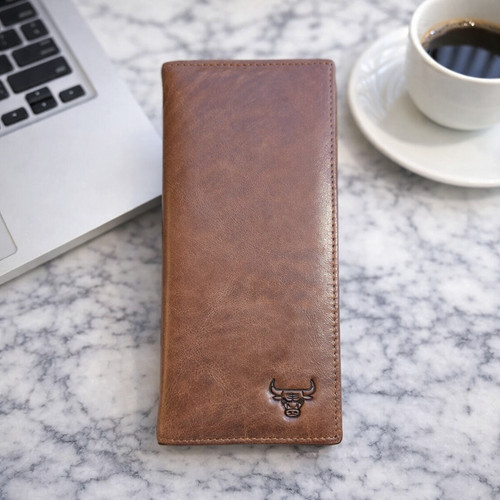 Handmade black leather - handmade, long