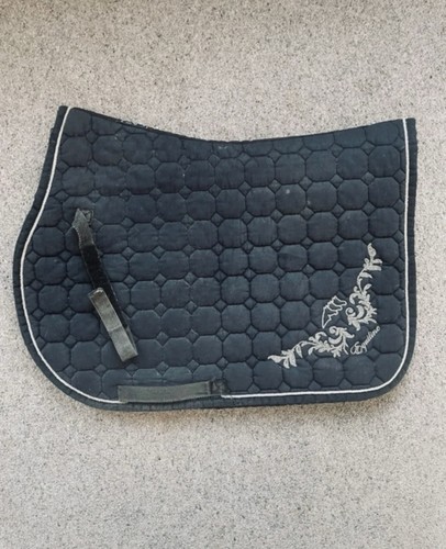 Navy equiline saddle - saddle, pad