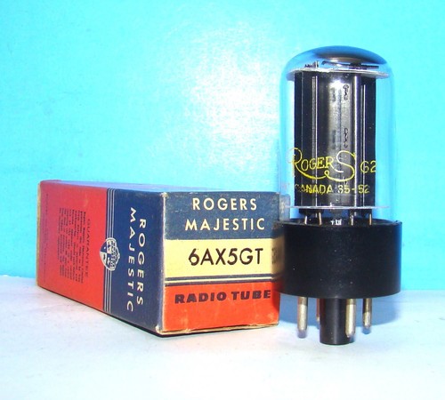 6ax5gt nos rogers amplifier - nos,