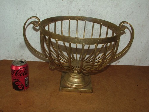 Large vtg gold - large, painted