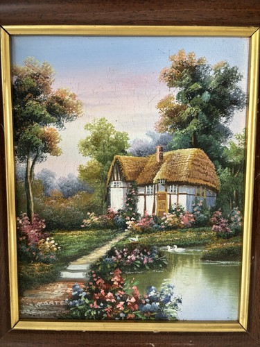 Vintage oil painting signed - oil,