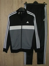 Adidas boys black full zip - full,