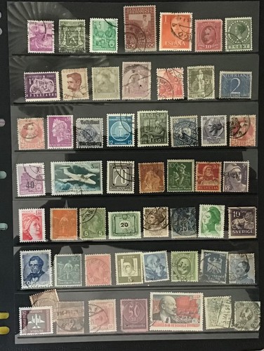 Europe mixture stamp selection