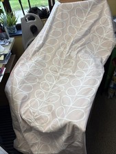 Pale Pink Orla Kiely Lined Curtains 1 Pair 66” X 78” Length