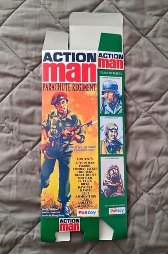 Vintage action man parachute - action,