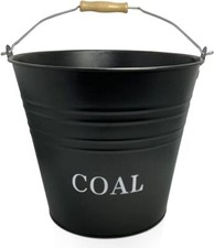 Fireside Coal Bucket Coal Hod Scuttle Waterloo Style Fire Log Ash Storage Bin