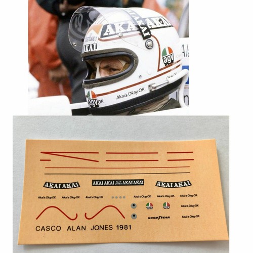 Decals scale helmet casco - 1.12,