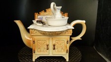 Cardew Designs Wash Basin Stand Novelty Teapot, free delivery