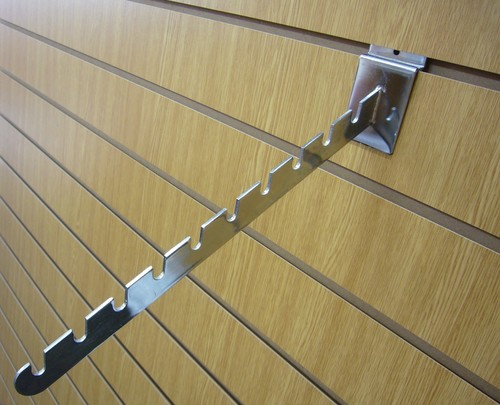 Slatwall notch arm chrome - ,