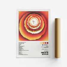 Stevie Wonder, Songs in the Key of Life, Album Art Poster, Print, Music