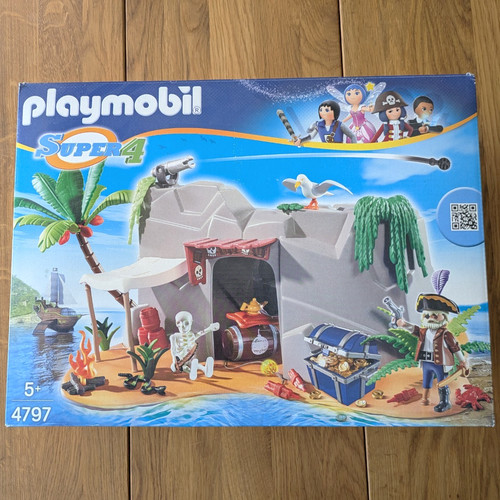 Playmobil super4 pirate island - super4,