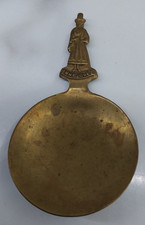 A Vintage Brass Tea Caddy