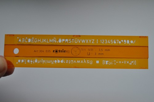 Vintage rotring lettering - vintage,