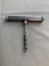 An Old Vintage Silver Plated Corkscrew Art Deco