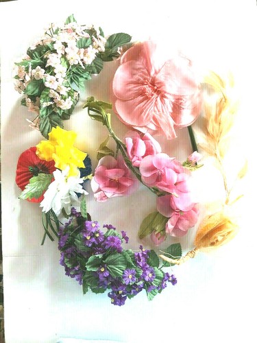 Vintage fabric floral - vintage,