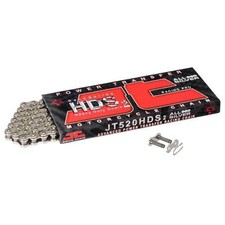 JT HDS2 520 Silver Motorcycle Chain 112SL fits Honda CBR500 R/RA-D-H 2013-2017