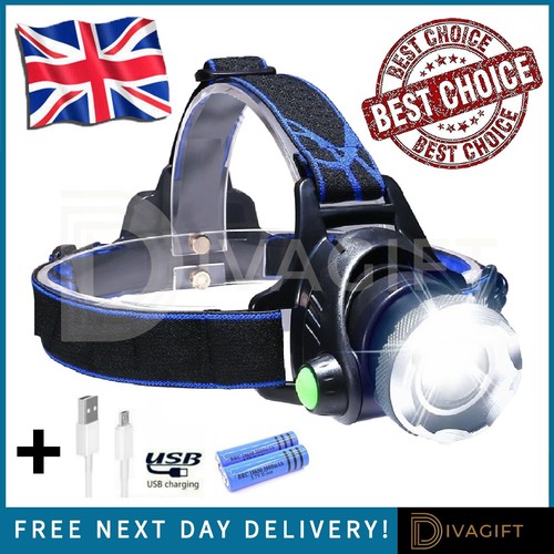 New headlamp 350000lm led - t6,