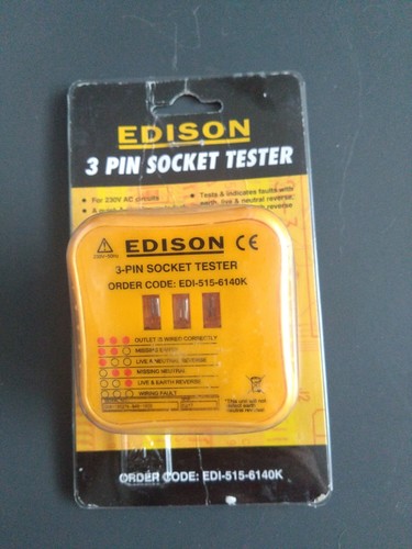 Edison pin electrical - edison, 3-pin