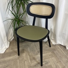 Modern Rattan Back Chair By