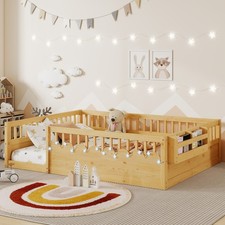 Full Floor Bed Frame W High