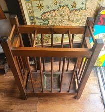 Antique Vintage Arts And Crafts Umbrella Walking Stick Hallway Stand