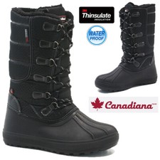 LADIES WOMENS WATERPROOF WARM THERMAL WALKING WINTER RAIN SNOW BOOTS SHOES SIZE