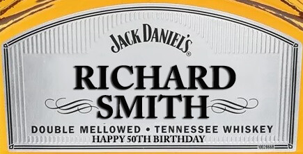 Personalised gentleman jack - personalised,