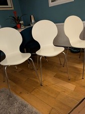White bent wood dining - white,