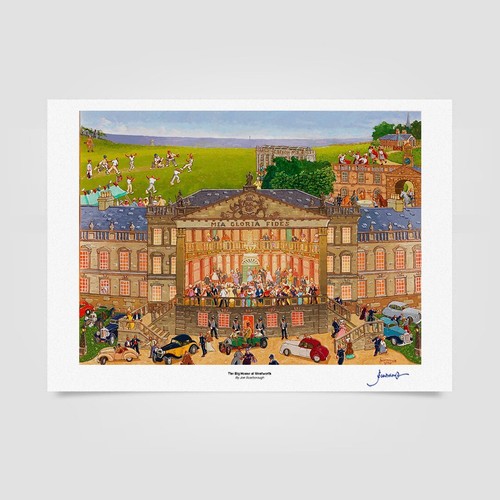 Joe scarborough signed art - scarborough,