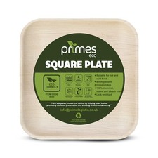 Palm Leaf Square Plates
