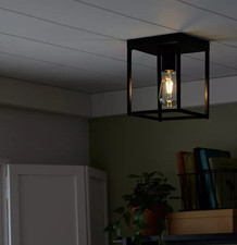 Black flush ceiling - flush,