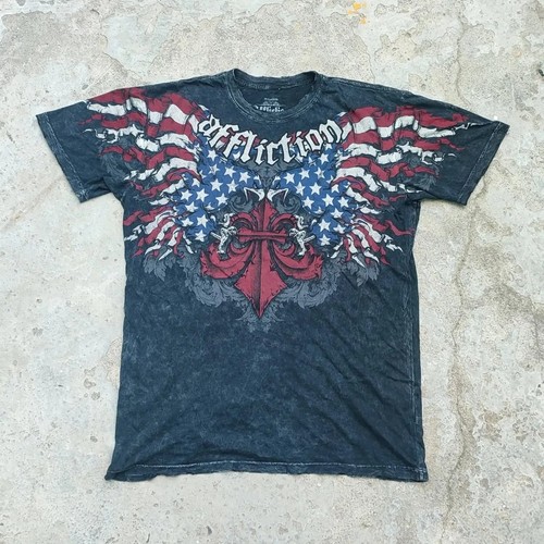 Affliction shirt men y2k - t,