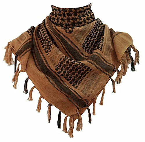Brown shemagh scarf - -,