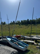 OTTER SAILING DINGHY (fibreglass very stable great family boat)