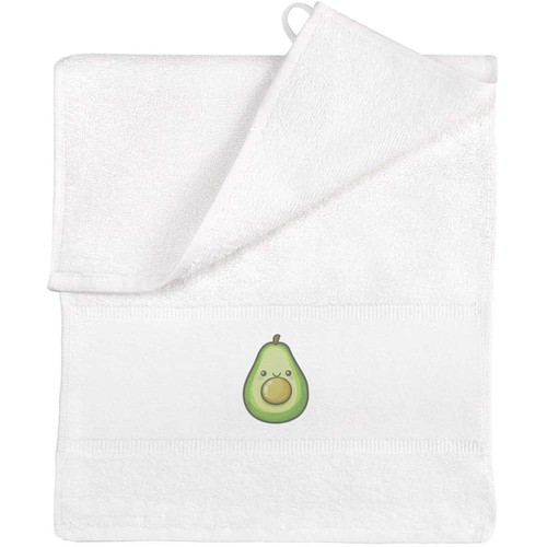 Kawaii avocado flannel - avocado', towel
