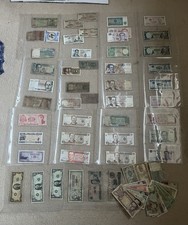 60 + World Bank Notes Curious & Interesting Collection Job Lot