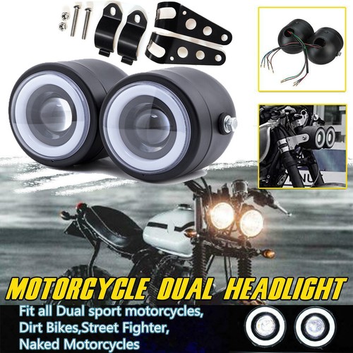 Motorcycle led twin dual - twin,