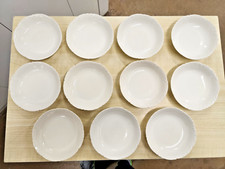 11 Haviland Limoges China White Antique France c. 1890 Berry Bowls 5"