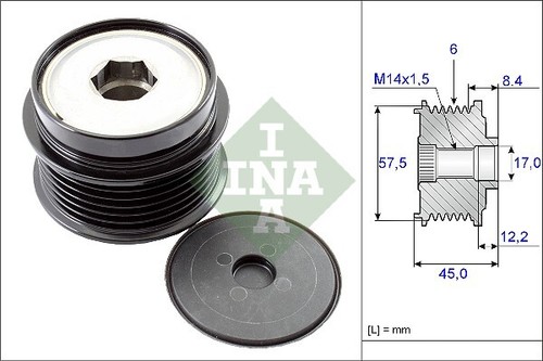 New alternator freewheel - new,