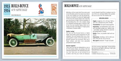 Rolls royce 50 1913 14 - 40/50, 1913-14
