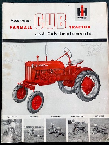Vintage farmall cub - vintage,
